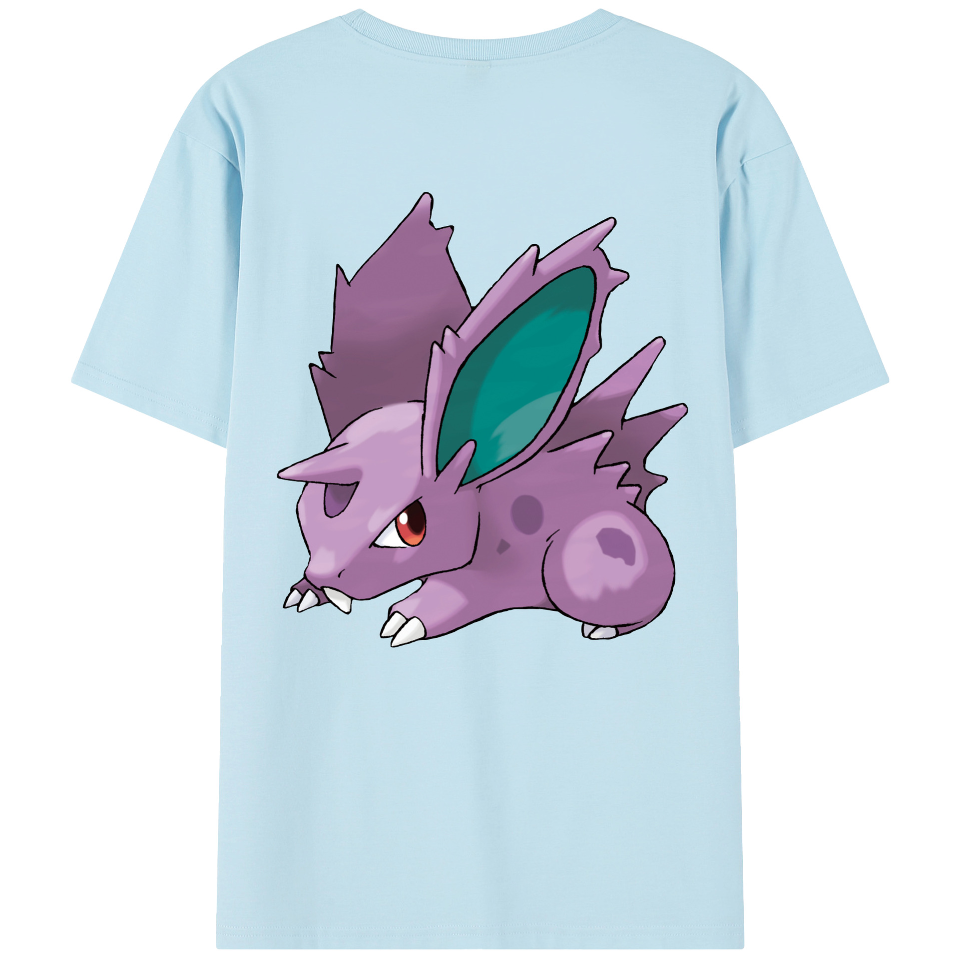 （画像用） ポケットモンスター Pokémon 綿100％半袖Tシャツ（背面プリント）